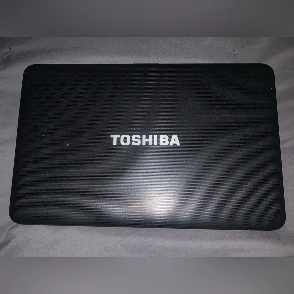 Toshiba Sleek Black Laptop